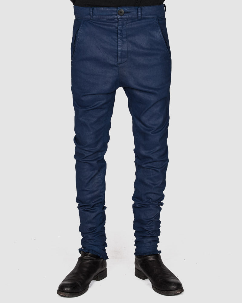 Army of me - Coated skinny trousers royal blue - Stilett.com