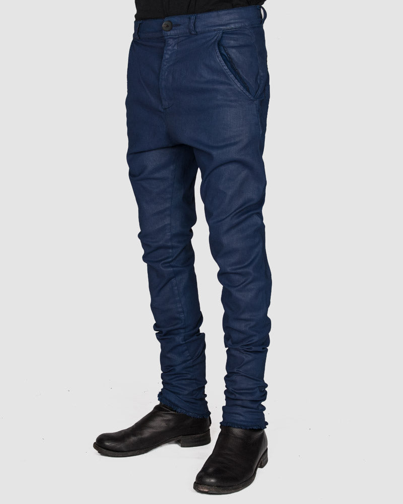 Army of me - Coated skinny trousers royal blue - Stilett.com