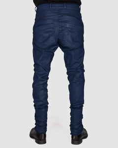 Army of me - Coated skinny trousers royal blue - Stilett.com
