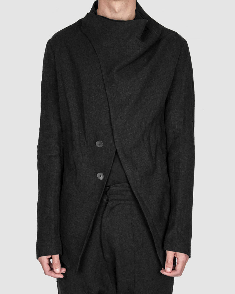 Army of me - Draped linen blazer - Stilett.com