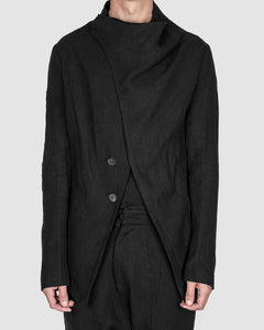 Army of me - Draped linen blazer - Stilett.com