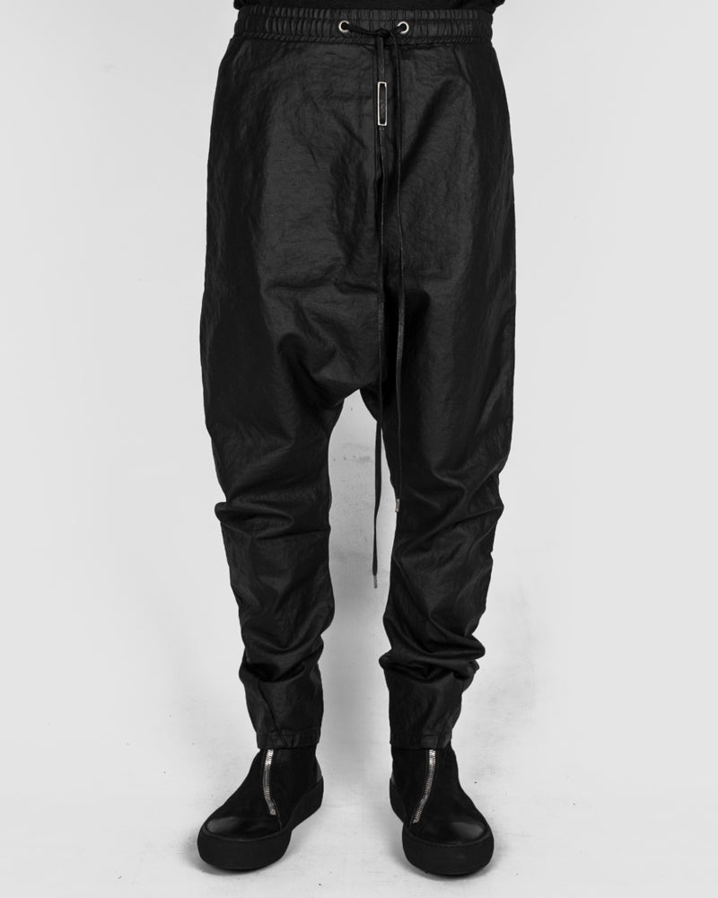 Army of me - Dropped crotch linen trousers - https://stilett.com/