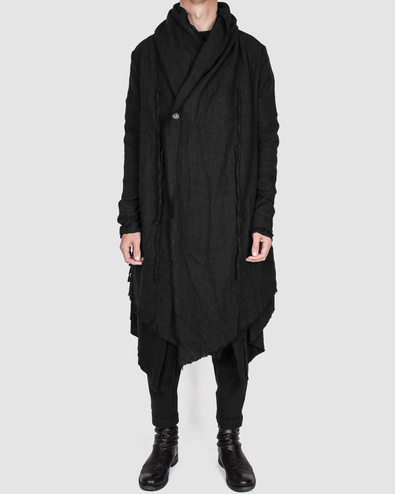 Army of me - Front layered linen coat - Stilett.com