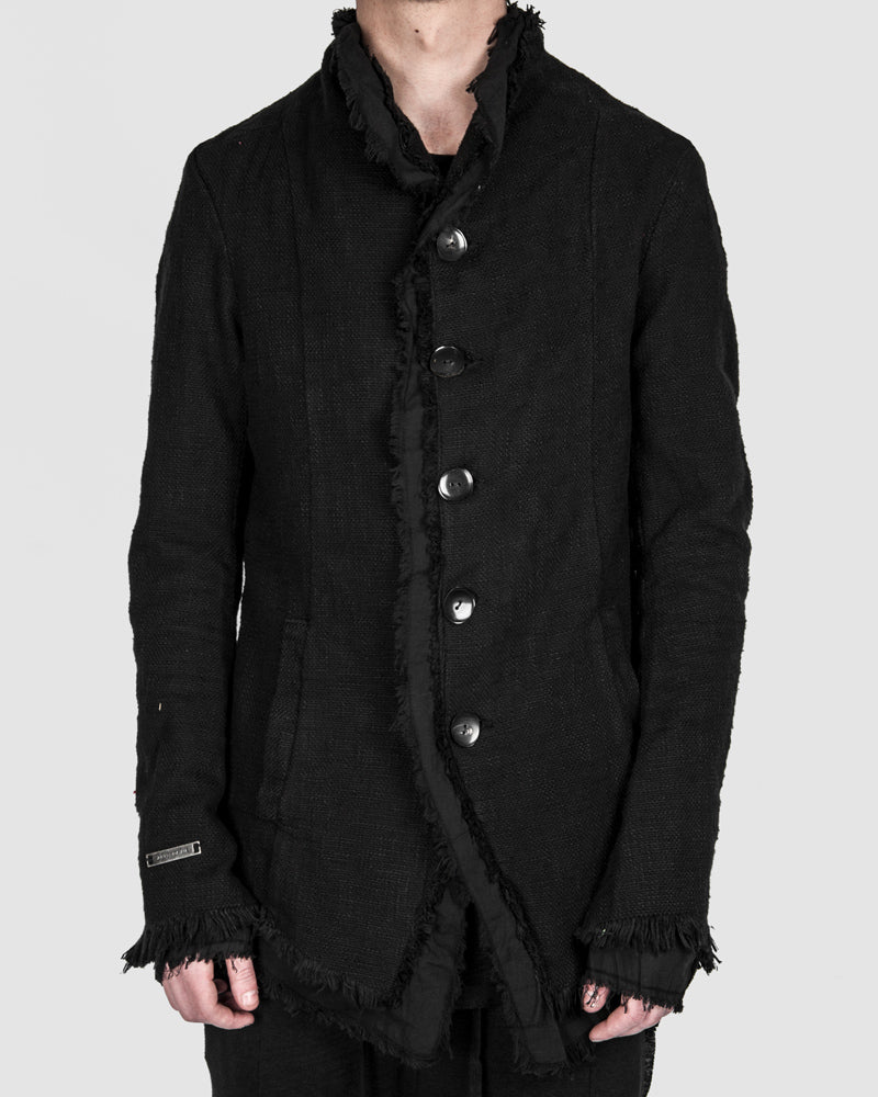 Army of me - Layered button up jacket black - Stilett.com