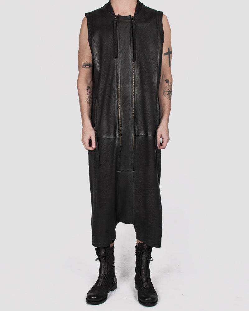 Army of me - Leather jumpsuit - Stilett.com