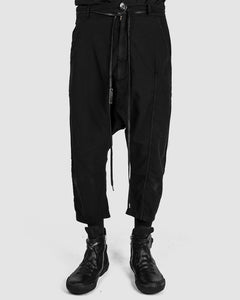 Army of me - Light cropped cotton trousers - Stilett.com