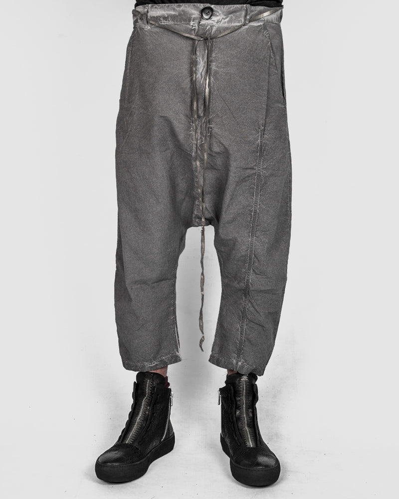 Army of me - Light cropped cotton trousers clay - https://stilett.com/