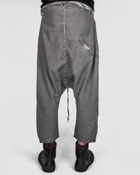 Army of me - Light cropped cotton trousers clay - Stilett.com