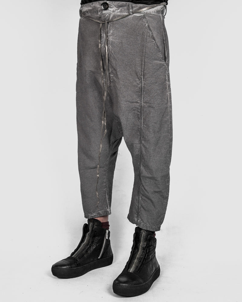 Army of me - Light cropped cotton trousers clay - https://stilett.com/