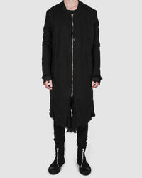 Army of me - Long layered bomber jacket black - Stilett.com