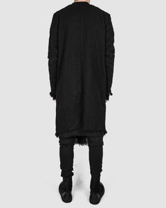 Army of me - Long layered bomber jacket black - Stilett.com