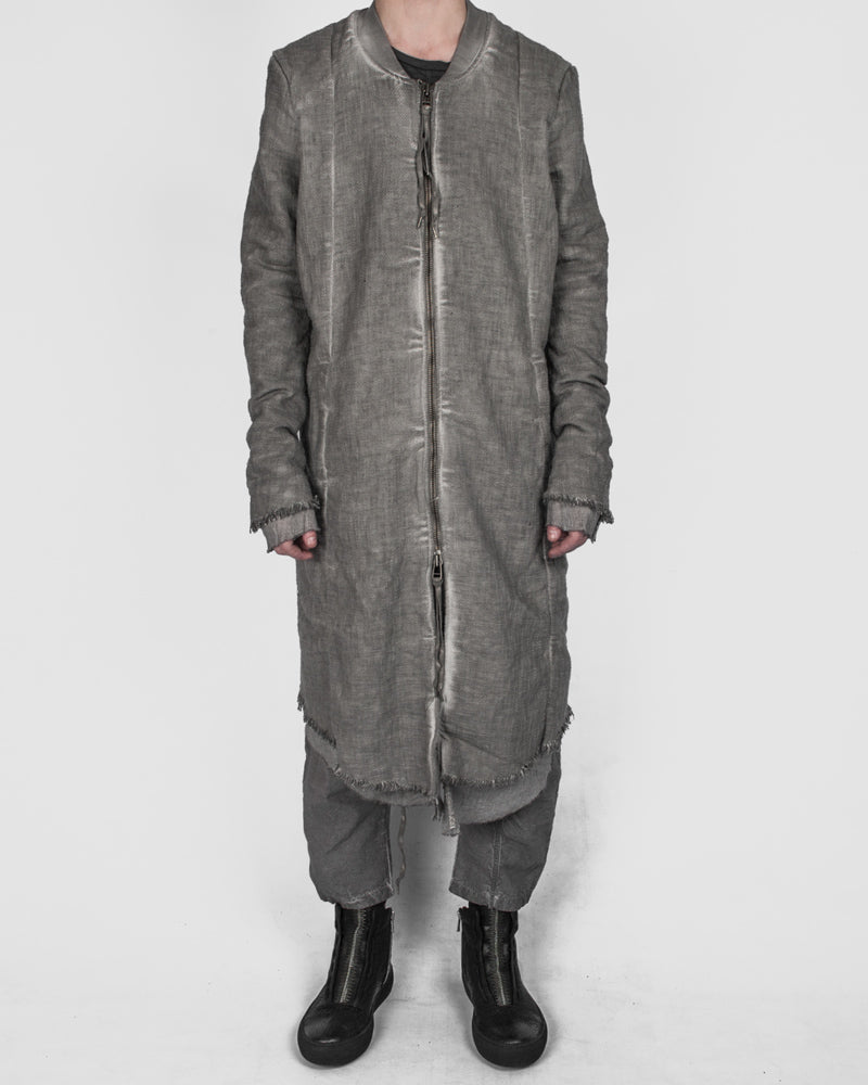 Army of me - Long layered bomber jacket clay - Stilett.com