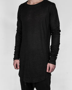 Army of me - Long sleeve linen t-shirt - Stilett.com
