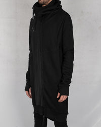 Army of me - Long zip up hooded sweatshirt black - Stilett.com
