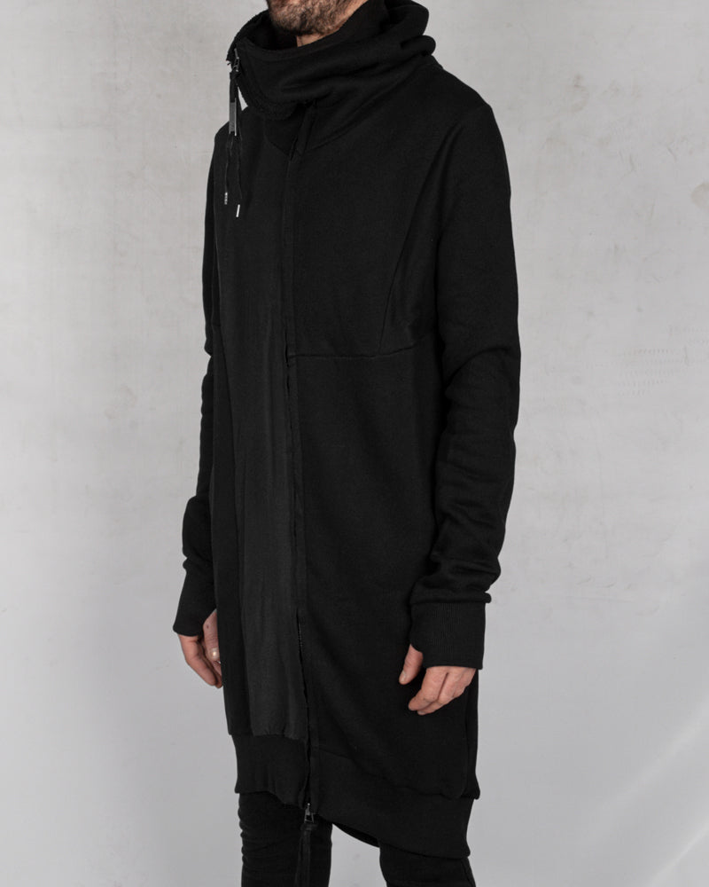 Army of me - Long zip up hooded sweatshirt black - Stilett.com