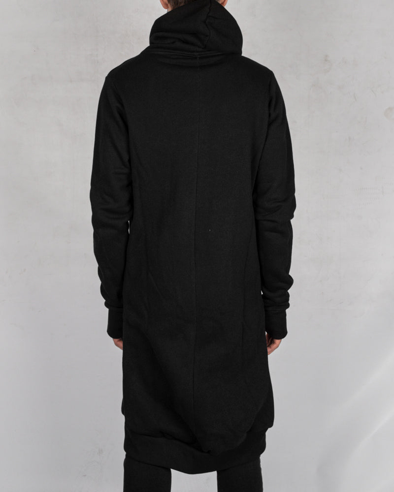 Army of me - Long zip up hooded sweatshirt black - Stilett.com