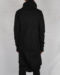 Army of me - Long zip up hooded sweatshirt black - Stilett.com