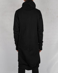 Army of me - Long zip up hooded sweatshirt black - Stilett.com