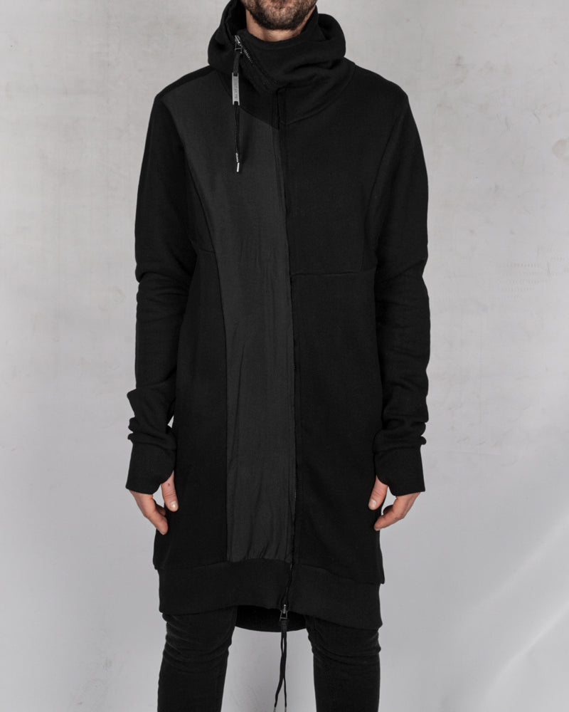 Army of me - Long zip up hooded sweatshirt black - Stilett.com