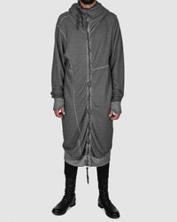 Army of me - Long zip up hooded sweatshirt graphite - Stilett.com