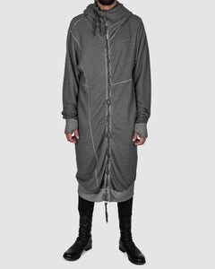 Army of me - Long zip up hooded sweatshirt graphite - Stilett.com