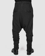 Army of me - Low crotch jersey trousers graphite - https://stilett.com/