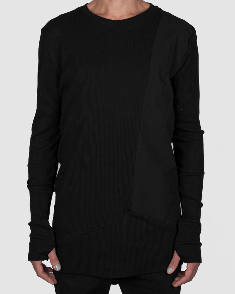 Army of me - Paneled ribbed sweatshirt - Stilett.com