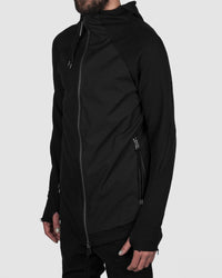 Army of me - Paneled zip up hooded sweatshirt - Stilett.com