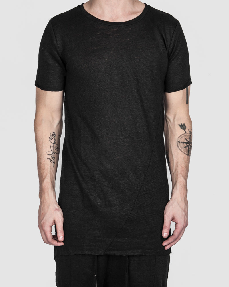 Army of me - Raw cut linen t-shirt - Stilett.com