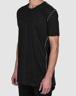 Army of me - Regular fit scar stitched t-shirt black - https://stilett.com/