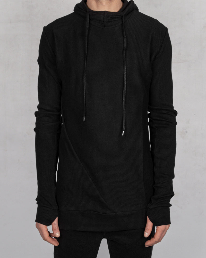 Army of me - Ribbed hooded sweatshirt - Stilett.com