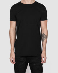 Army of me - Scar stitched cotton tshirt black - Stilett.com