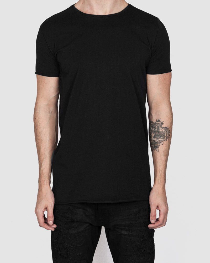 Army of me - Scar stitched cotton tshirt black - Stilett.com