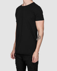 Army of me - Scar stitched cotton tshirt black - Stilett.com