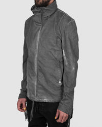 Army of me - Short cotton jacket stained - Stilett.com