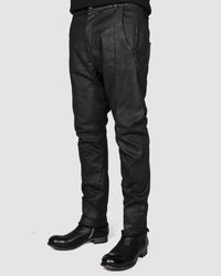 Army of me - Slim fit cotton trousers black spray - Stilett.com