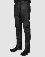 Army of me - Slim fit cotton trousers black spray - https://stilett.com/