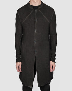 Army of me - Structured cotton coat anthracite - Stilett.com