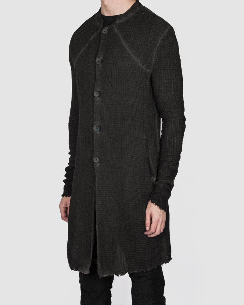 Army of me - Structured cotton coat anthracite - Stilett.com