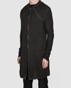 Army of me - Structured cotton coat anthracite - https://stilett.com/