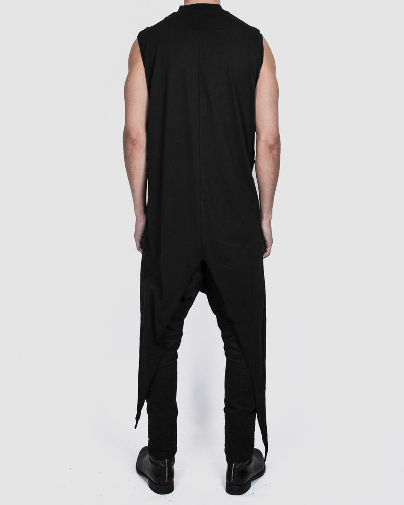 Army of me - Tigon lightweight cotton vest black - Stilett.com