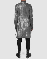 Army of me - Zip up cotton coat stained - Stilett.com