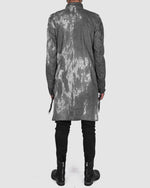 Army of me - Zip up cotton coat stained - https://stilett.com/