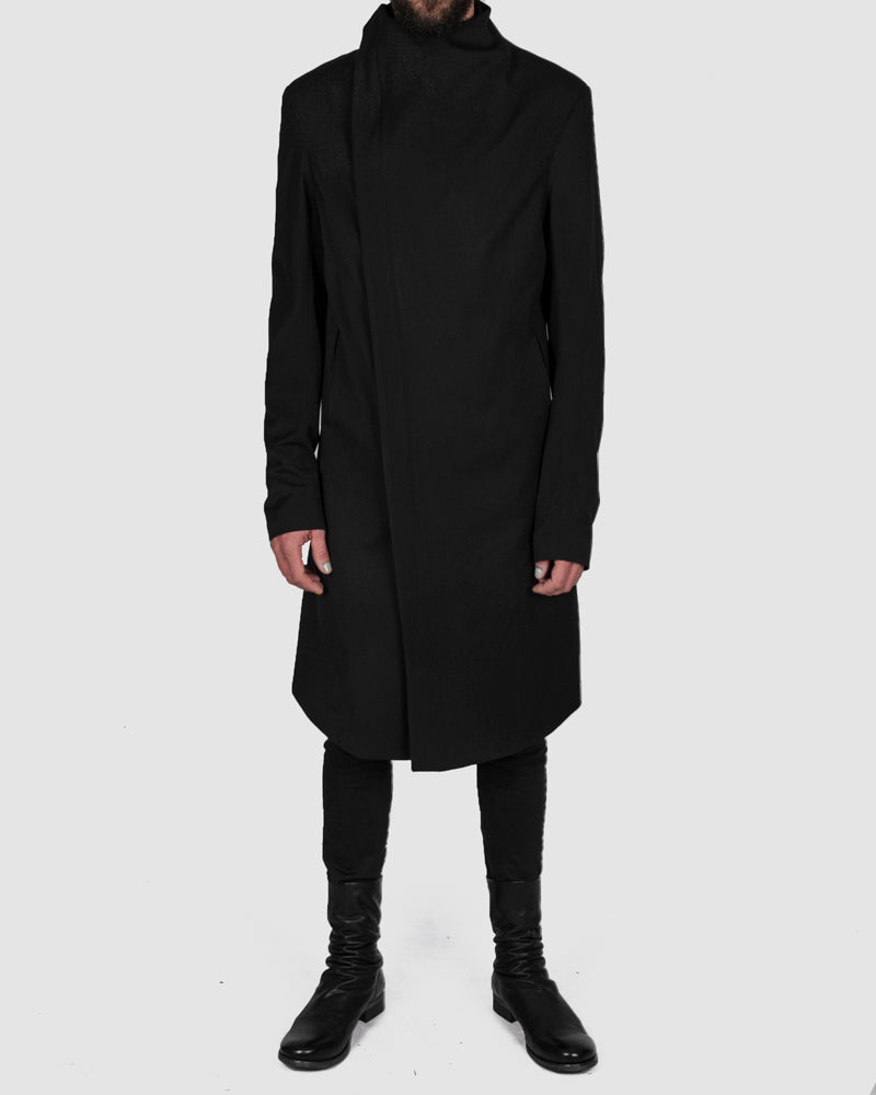 army of me - Zip up fitted wool coat - Stilett.com