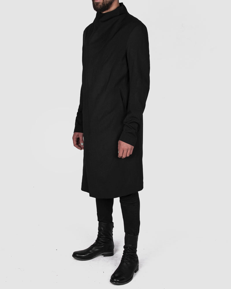 army of me - Zip up fitted wool coat - Stilett.com