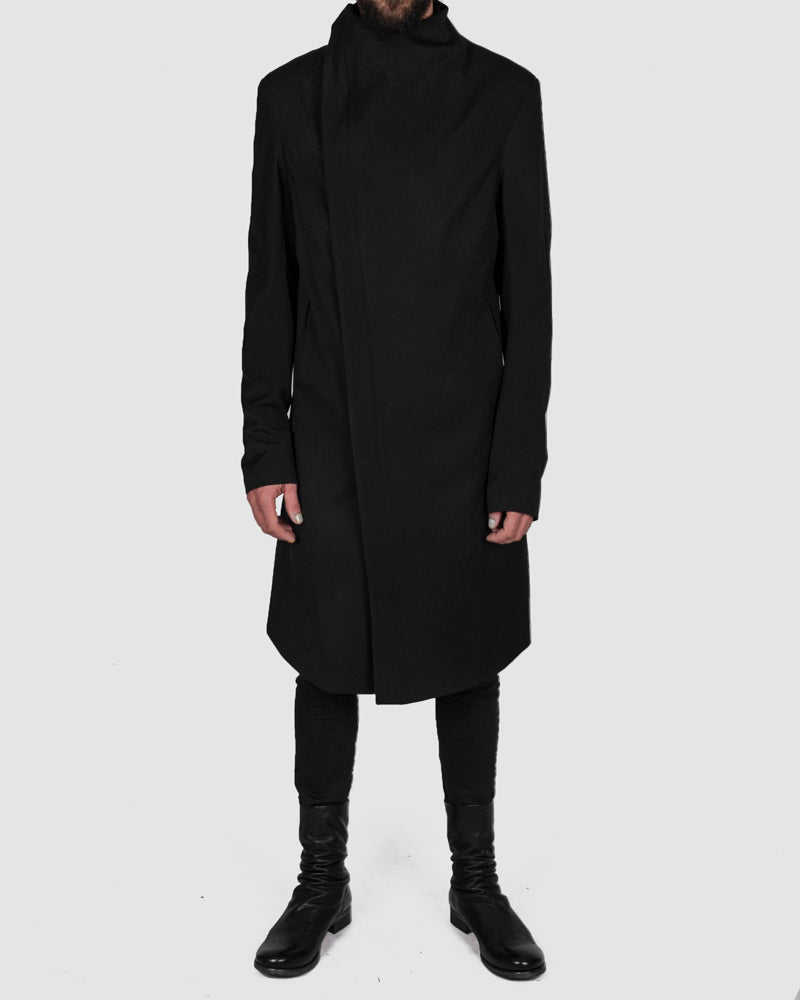 army of me - Zip up fitted wool coat - https://stilett.com/