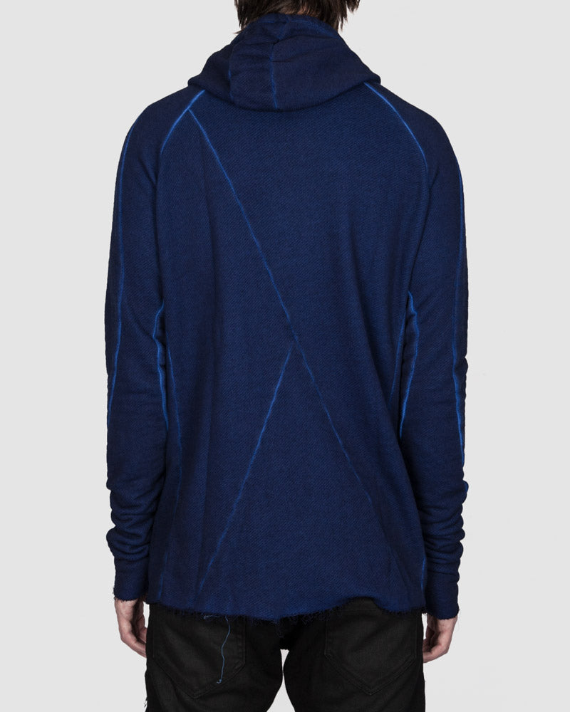 Army of me - Zip up hodded sweatshirt royal blue - Stilett.com