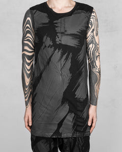 Banded Tank Top Black Rubber