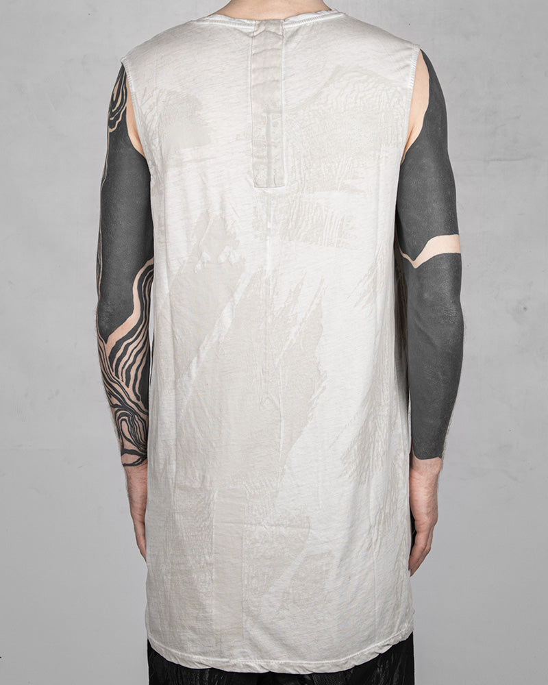 Banded Tank Top Concrete