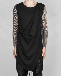 Front Paneled Tank Top Black